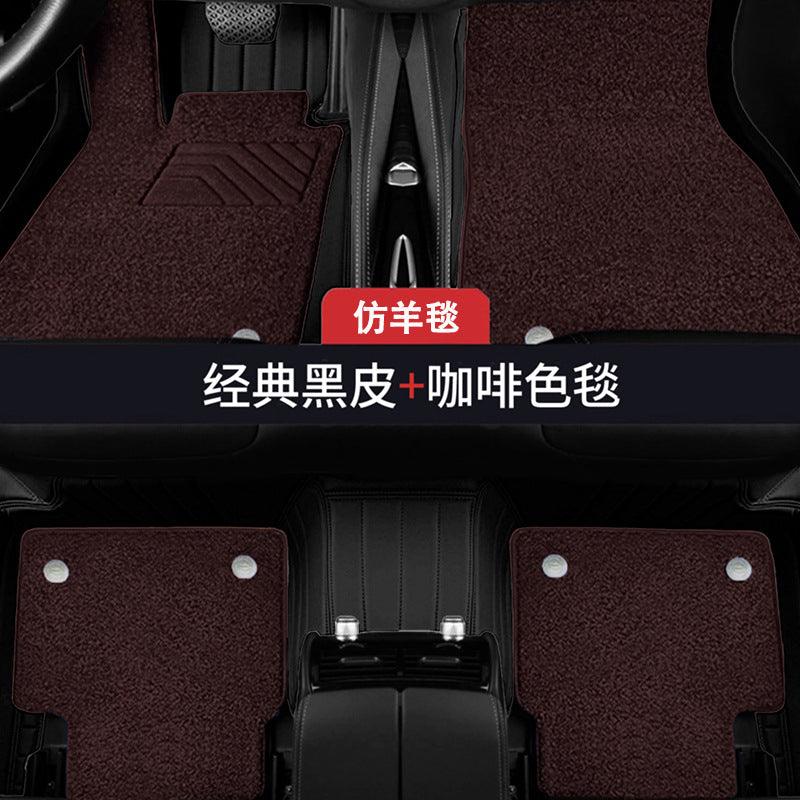 Surrounded Mats Black + Brown surrounded-mats-auto-parts-5