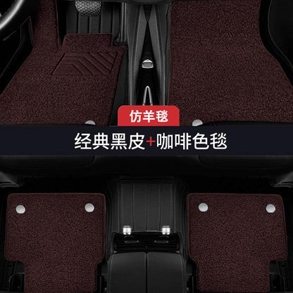 Surrounded Mats Black + Brown surrounded-mats-auto-parts-5