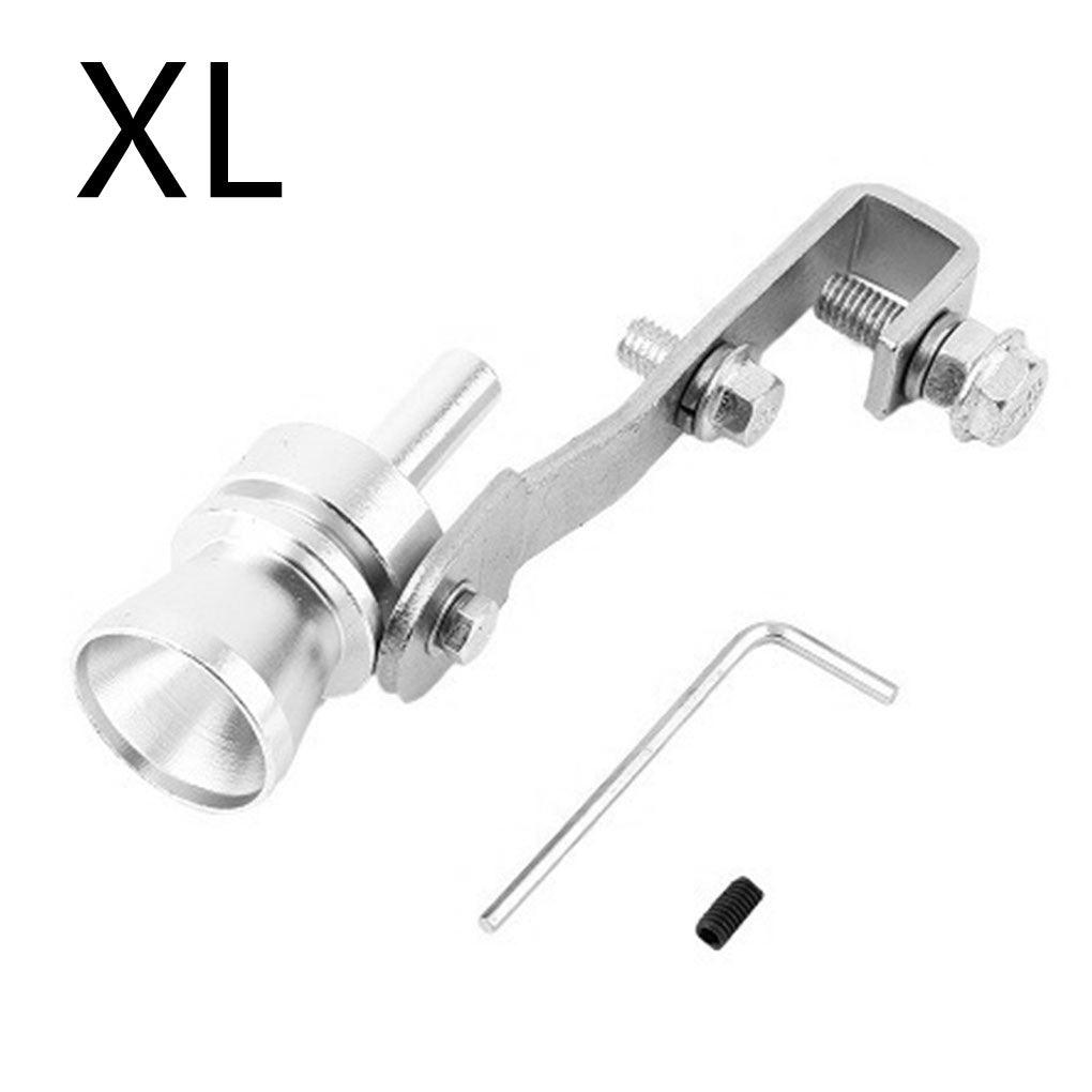 Turbo Sound Simulator Whistle Car Exhaust Pipe Whistle Vehicle Sound Muffler Silver XL - size turbo-sound-simulator-whistle-car-exhaust-pipe-whistle-vehicle-sound-muffler-auto-parts-21