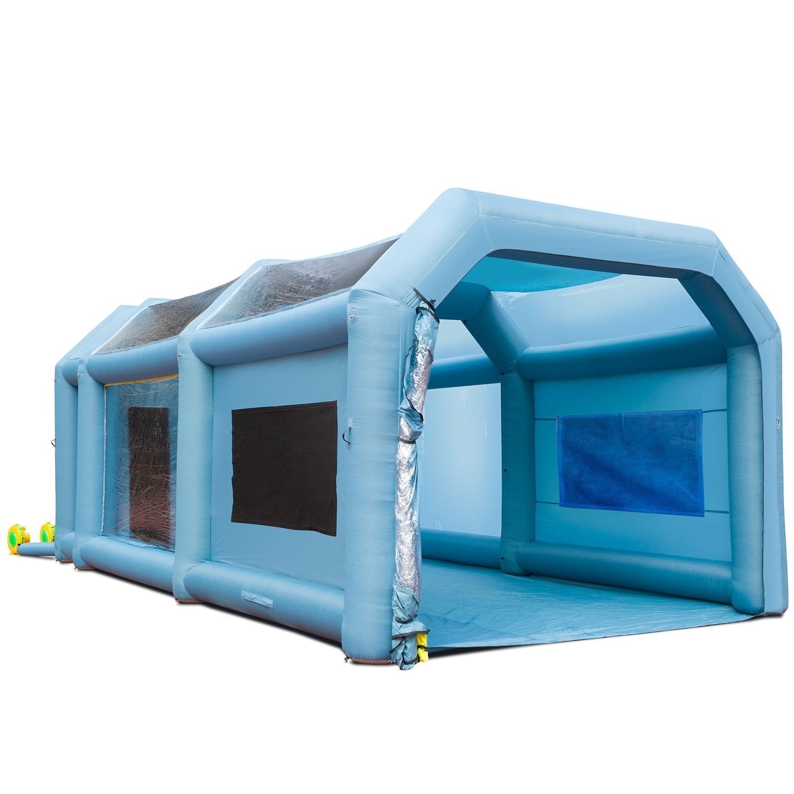 Inflatable Paint Booth, 28x16x11ft Inflatable Spray Booth, High Powerful 750W+950W Blowers Spray Booth Tent us_CQSPQFLSS2816PT98V1_original_img-v4_inflatable-paint-booth-m100-10