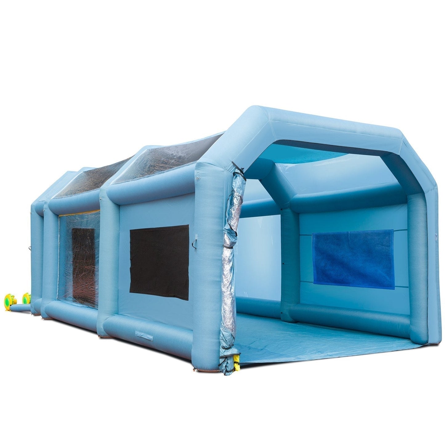Inflatable Paint Booth, 28x16x11ft Inflatable Spray Booth, High Powerful 750W+950W Blowers Spray Booth Tent us_CQSPQFLSS2816PT98V1_original_img-v4_inflatable-paint-booth-m100-10