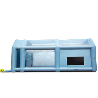 Inflatable Paint Booth, 28x16x11ft Inflatable Spray Booth, High Powerful 750W+950W Blowers Spray Booth Tent us_CQSPQFLSS2816PT98V1_original_img-v4_inflatable-paint-booth-m100-11