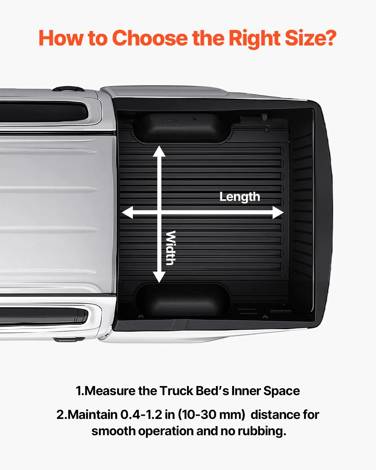 Sliding Truck Bed Organizer, 65 x 48 Inch Heavy-Duty Truck Bed Storage Drawer with 1000 lbs Capacity, 6 Movable Rings for Cargo Securing, 2-Position Slide-Out Tray for Pickup Trucks