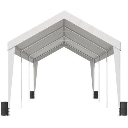 Carport, 10x20 ft Heavy Duty Car Canopy Garage Boat Shelter Party Tent with 8 Reinforced Poles and 4 Weight Bags us_KFSJS810X20FT3BYUV0_goods_img-v2_car-canopy-m100-9