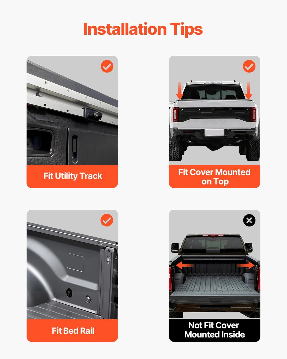 Overland Truck Bed Rack, 51.2-65.4 in Adjustable Width, Heavy-Duty Cargo Rack with Sidebar, 900 lbs Static Capacity, Compatible with Mid-Size Trucks Tacoma, Ranger, Gladiator JT, and Colorado