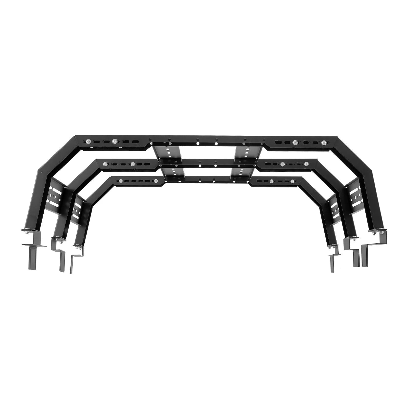 Overland Truck Bed Rack, 51.2-65.4 in Adjustable Width, Heavy-Duty Cargo Rack with Sidebar, 900 lbs Static Capacity, Compatible with Mid-Size Trucks Tacoma, Ranger, Gladiator JT, and Colorado