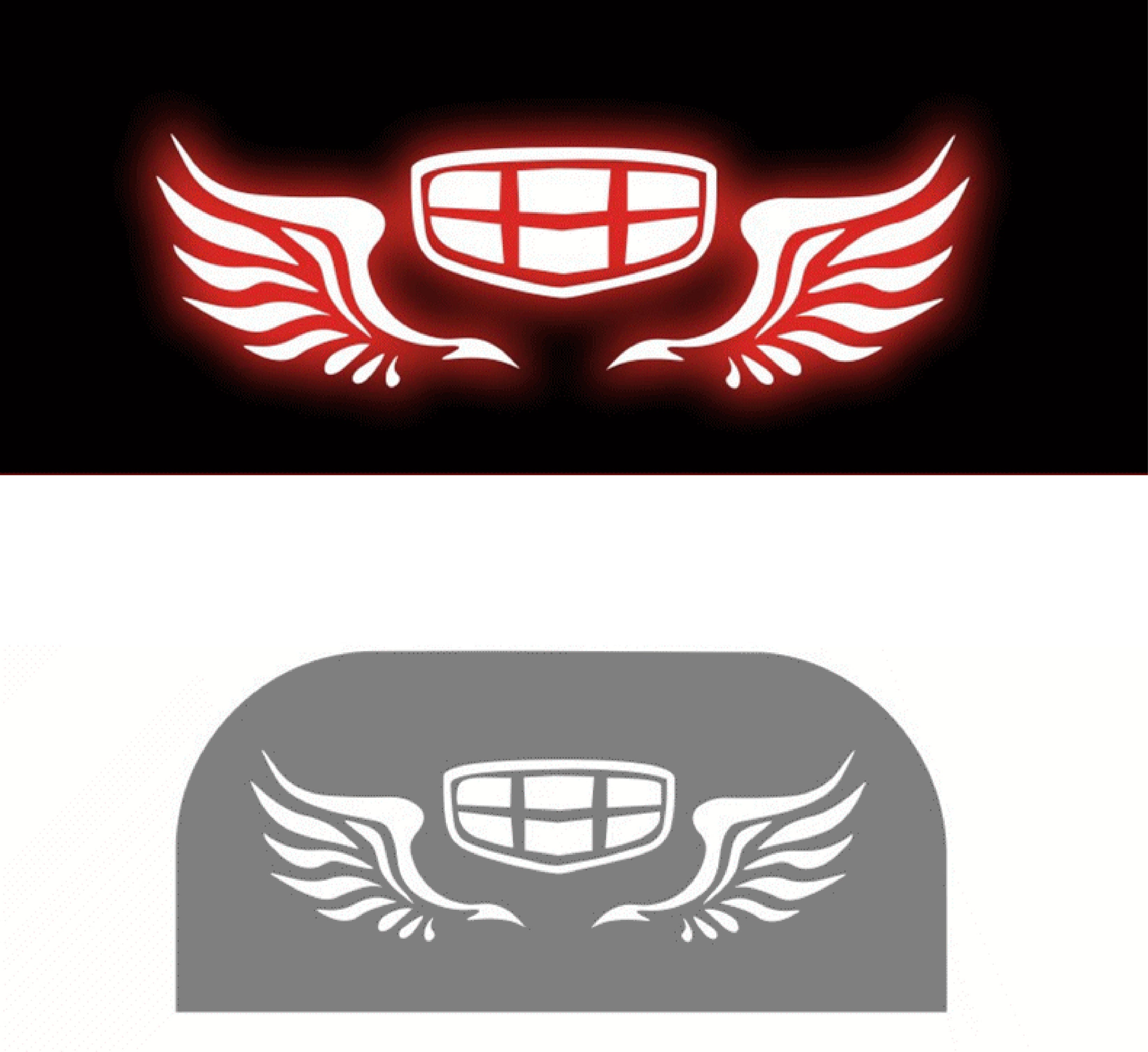 Devil Eyes Sticker high brake light High Quality Rear Tail Light Geely uyouopyi