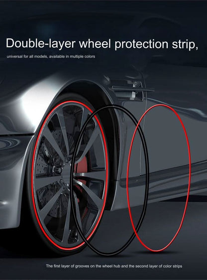 Wheel Hub Trim Strip Protection Ring Anti-collision Ring Double-layer Wheel Hub wheel-hub-trim-strip-protection-ring-anti-collision-ring-double-layer-wheel-hub-auto-parts-10