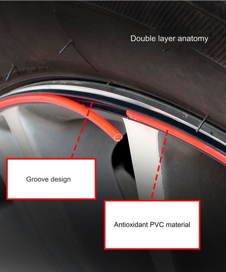 Wheel Hub Trim Strip Protection Ring Anti-collision Ring Double-layer Wheel Hub wheel-hub-trim-strip-protection-ring-anti-collision-ring-double-layer-wheel-hub-auto-parts-7