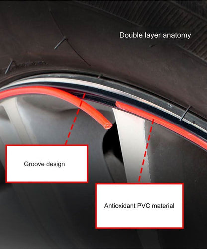 Wheel Hub Trim Strip Protection Ring Anti-collision Ring Double-layer Wheel Hub wheel-hub-trim-strip-protection-ring-anti-collision-ring-double-layer-wheel-hub-auto-parts-7
