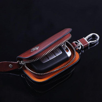 Wood Grain Leather Car Key Case wood-grain-leather-car-key-case-auto-parts-7